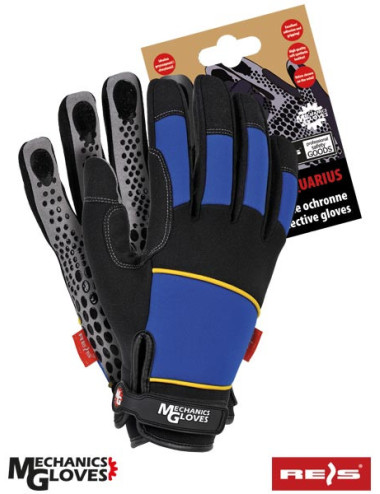 Rmc-aquarius nbs Schutzhandschuhe blau-schwarz-grau Reis