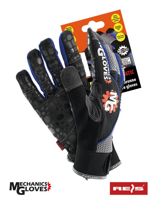 Protective gloves rmc-aquatic bsn black-grey-blue Reis