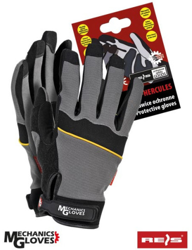 Protective gloves rmc-hercules sb gray-black Reis