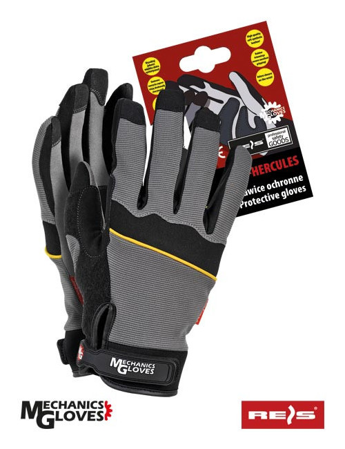 RMC-Hercules SB Schutzhandschuhe grau-schwarz Reis