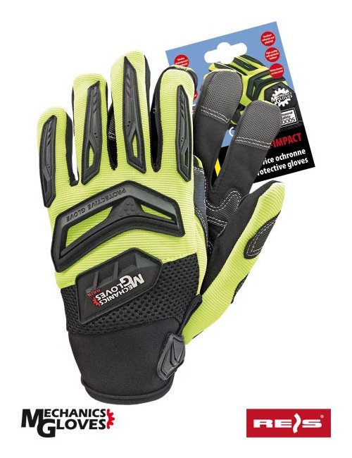 Protective gloves rmc-impact seb colored-black Reis