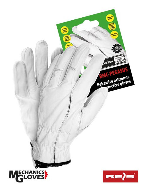 Protective gloves rmc-pegasus in white Reis