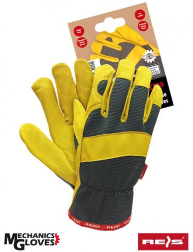 Protective gloves rmc-spectro sy steel yellow Reis