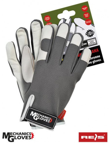 Protective gloves rmc-tucana sw gray/white Reis