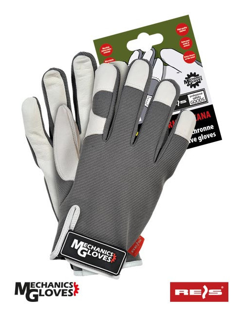 Protective gloves rmc-tucana sw gray/white Reis