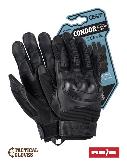Tactical protective gloves rtc-condor b black Reis