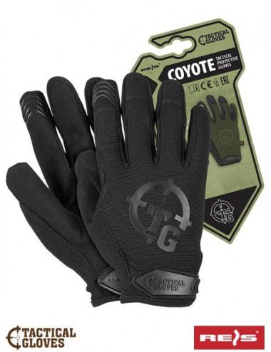 Tactical protective gloves rtc-coyote b black Reis