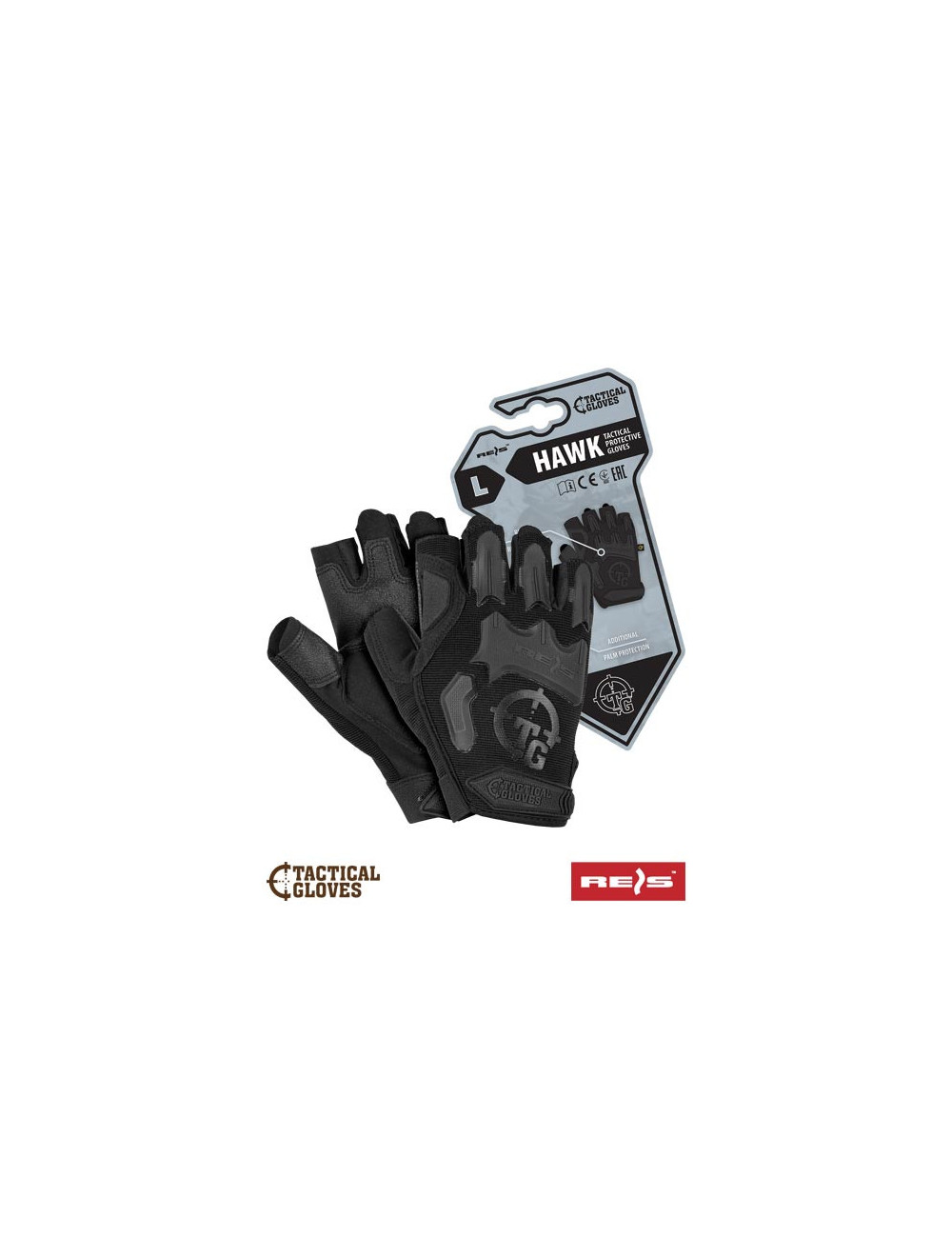 Tactical protective gloves rtc-hawk b black Reis