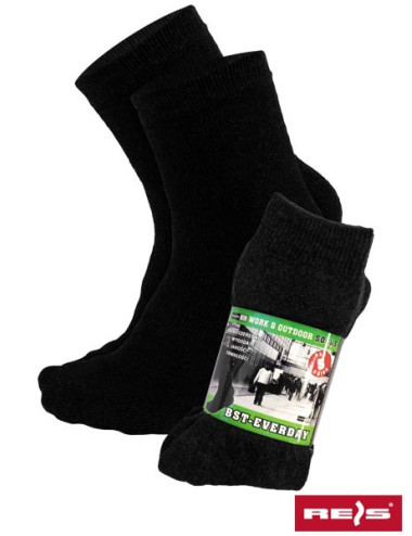 Bst-everday b Socken schwarz Reis