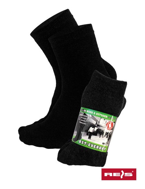 Bst-everday b Socken schwarz Reis