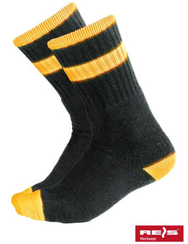 Socks bst-hivis bp black-orange Reis