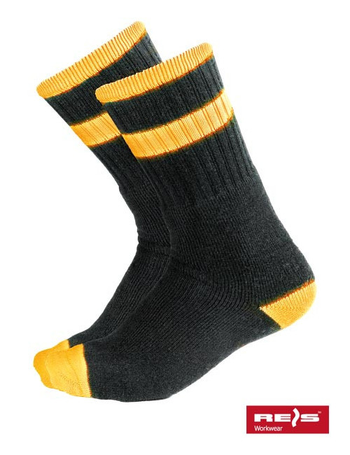 Socks bst-hivis bp black-orange Reis