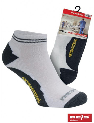 Bstpq-xactivem Socken in Weiß und Grau Reis