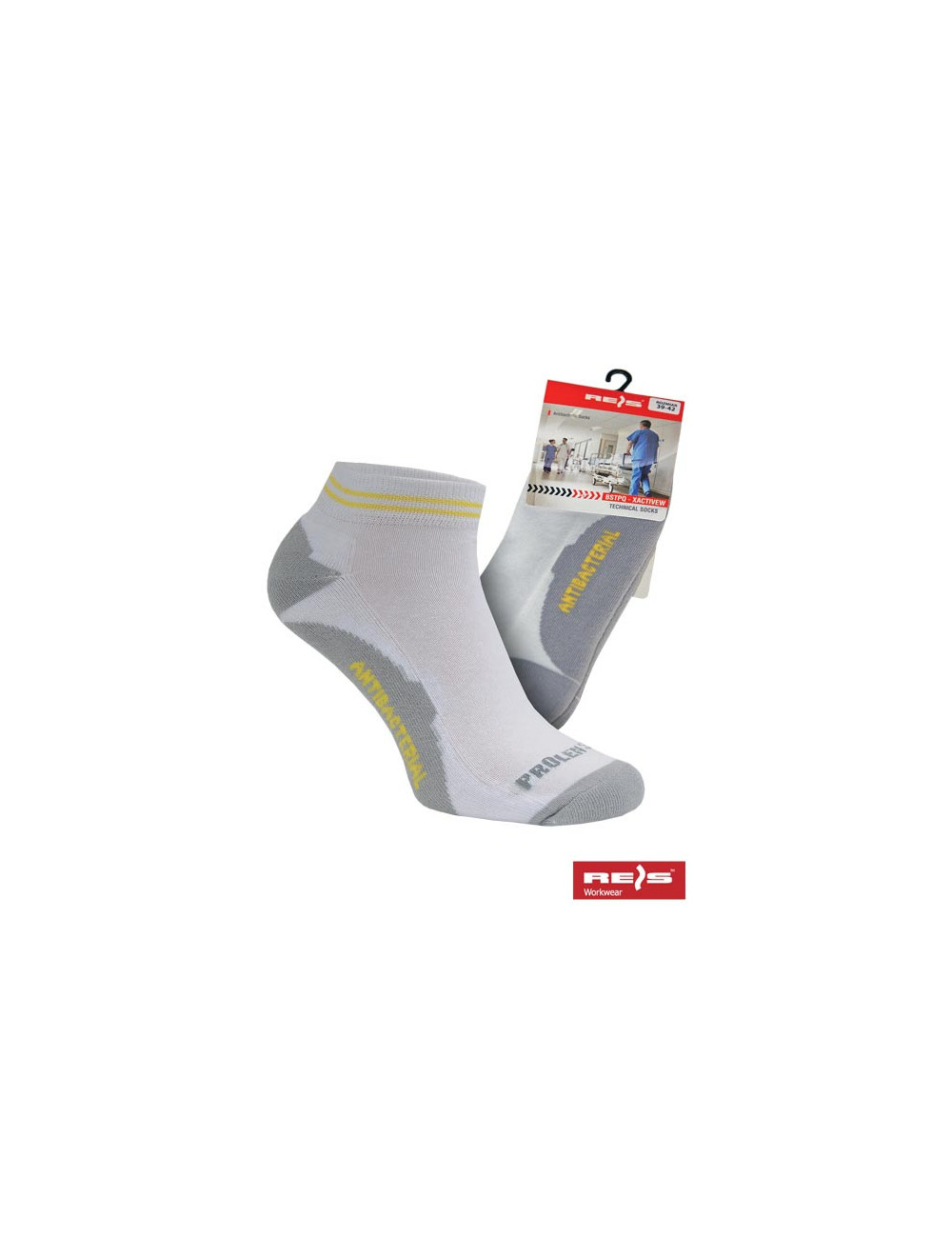 Socks bstpq-xactivew ws white-gray Reis