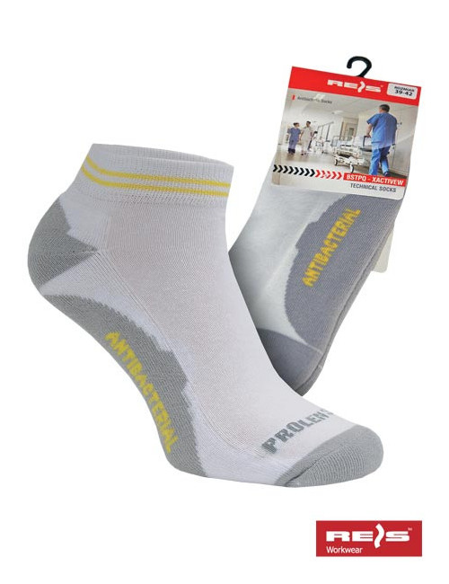 Socks bstpq-xactivew ws white-gray Reis