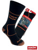 Bstpq-xtreme BP Socken schwarz und orange Reis