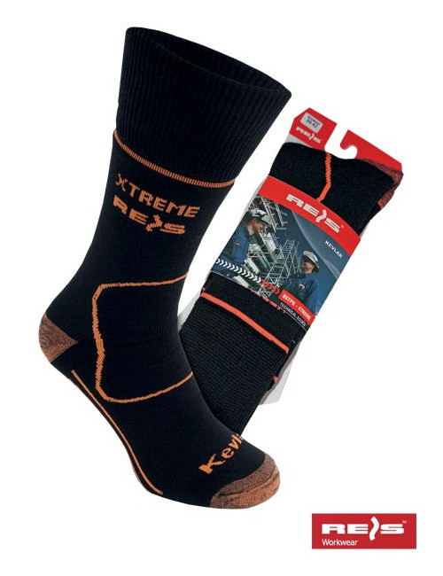 Bstpq-xtreme BP Socken schwarz und orange Reis