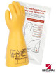Electrically insulating gloves, resistant to the impact of an electric arc