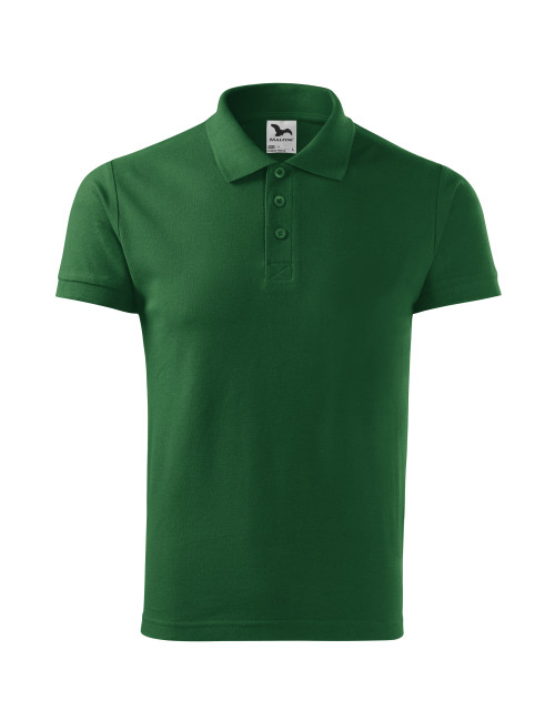 Herren-Poloshirt Baumwolle Heavy 215 Flaschengrün Adler Malfini