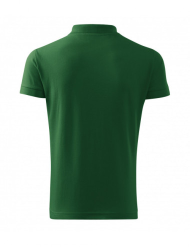 Koszulka polo męska cotton heavy 215 zieleń butelkowa Adler Malfini