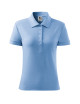 Ladies polo shirt cotton heavy 216 blue Adler Malfini