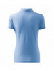 2Ladies polo shirt cotton heavy 216 blue Adler Malfini