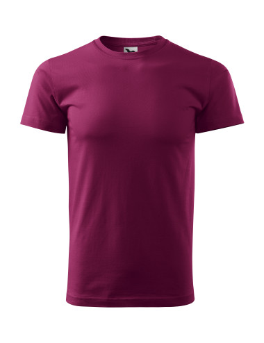 Adler MALFINI Herren T-Shirt Basic 129, Computerstickerei mit Logo