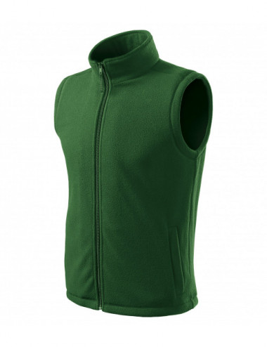 Unisex fleece vest next 518 bottle green Adler Rimeck