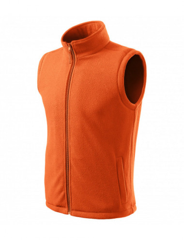 Unisex fleece vest next 518 orange Adler Rimeck