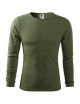 Adler MALFINI Koszulka męska Fit-T Long Sleeve 119 khaki haft logo