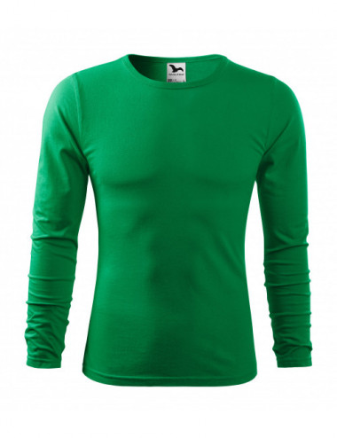 Koszulka męska fit-t long sleeve 119 zieleń trawy Adler Malfini