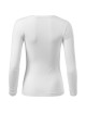 Adler MALFINI Damen T-Shirt Fit-T LS 169, weiße Stickerei, Firmenlogo-Aufdruck