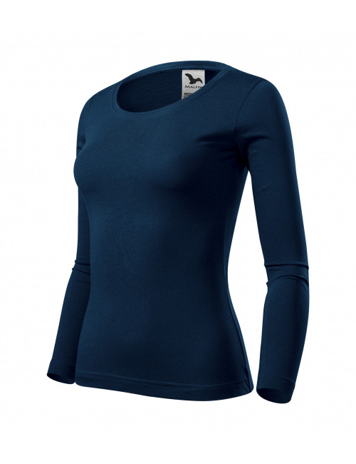 Damen-T-Shirt fit-t ls 169 marineblau Adler Malfini