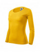 Koszulka damska fit-t ls 169 żółty Adler Malfini