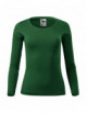 2Women`s t-shirt fit-t ls 169 bottle green Adler Malfini