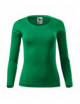 2Women`s t-shirt fit-t ls 169 grass green Adler Malfini
