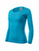 2Women`s t-shirt fit-t ls 169 turquoise Adler Malfini