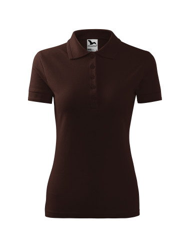Damen Poloshirt Piqué Polo 210 Kaffee Adler Malfini