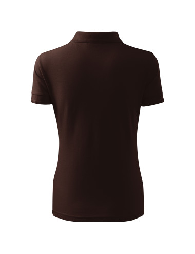 Ladies polo shirt pique polo 210 coffee Adler Malfini
