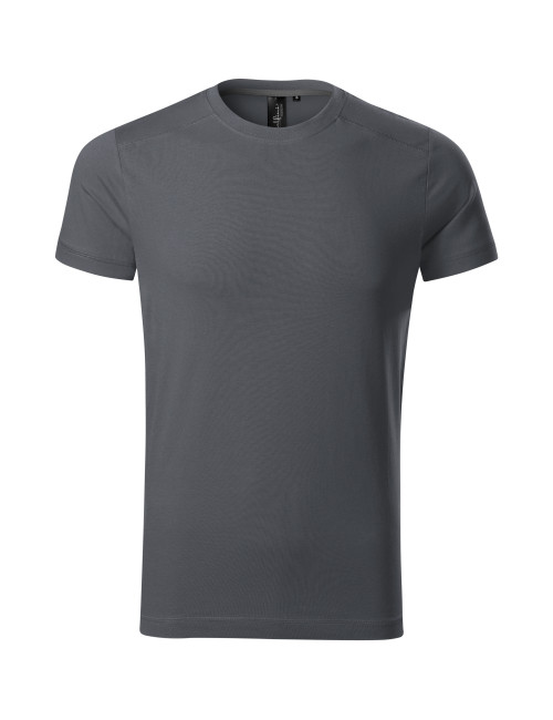 Adler MALFINIPREMIUM Men`s T-shirt Action 150 light anthracite embroidery