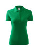 Adler MALFINI Koszulka polo damska Pique Polo 210 zieleń trawy haft