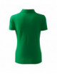 2Women`s polo shirt pique polo 210 grass green Adler Malfini