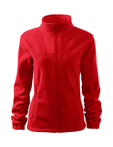 Adler RIMECK Damen Fleecejacke 504 rote Bekleidung mit Logo-Stickerei