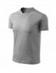 2Unisex t-shirt v-neck 102 dark gray melange Adler Malfini