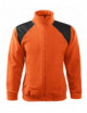 2Unisex-Sweatshirt aus dickem, warmem, verstärktem Fleece, Hi-Q 506 Orange Rimeck