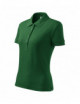 Women`s polo shirt cotton heavy 216 bottle green Adler Malfini