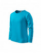 2Children`s t-shirt fit-t ls 121 turquoise Adler Malfini
