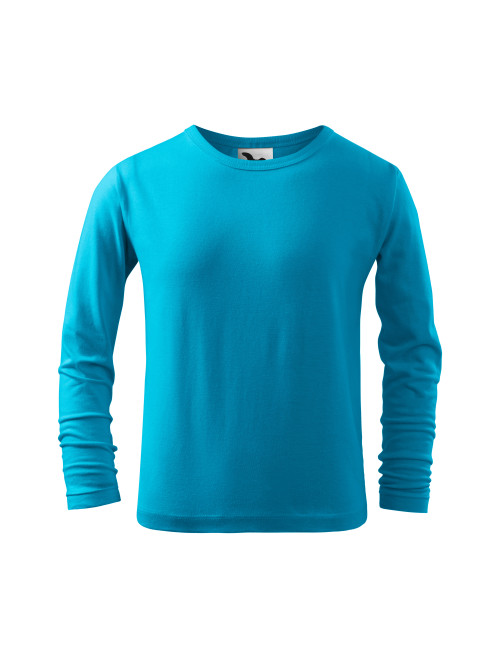 Kinder-T-Shirt fit-t ls 121 türkis Adler Malfini