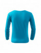 2Children`s t-shirt fit-t ls 121 turquoise Adler Malfini