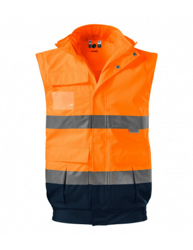 Unisex jacket hv guard 4 in 1 5v2 fluorescent orange Adler Rimeck